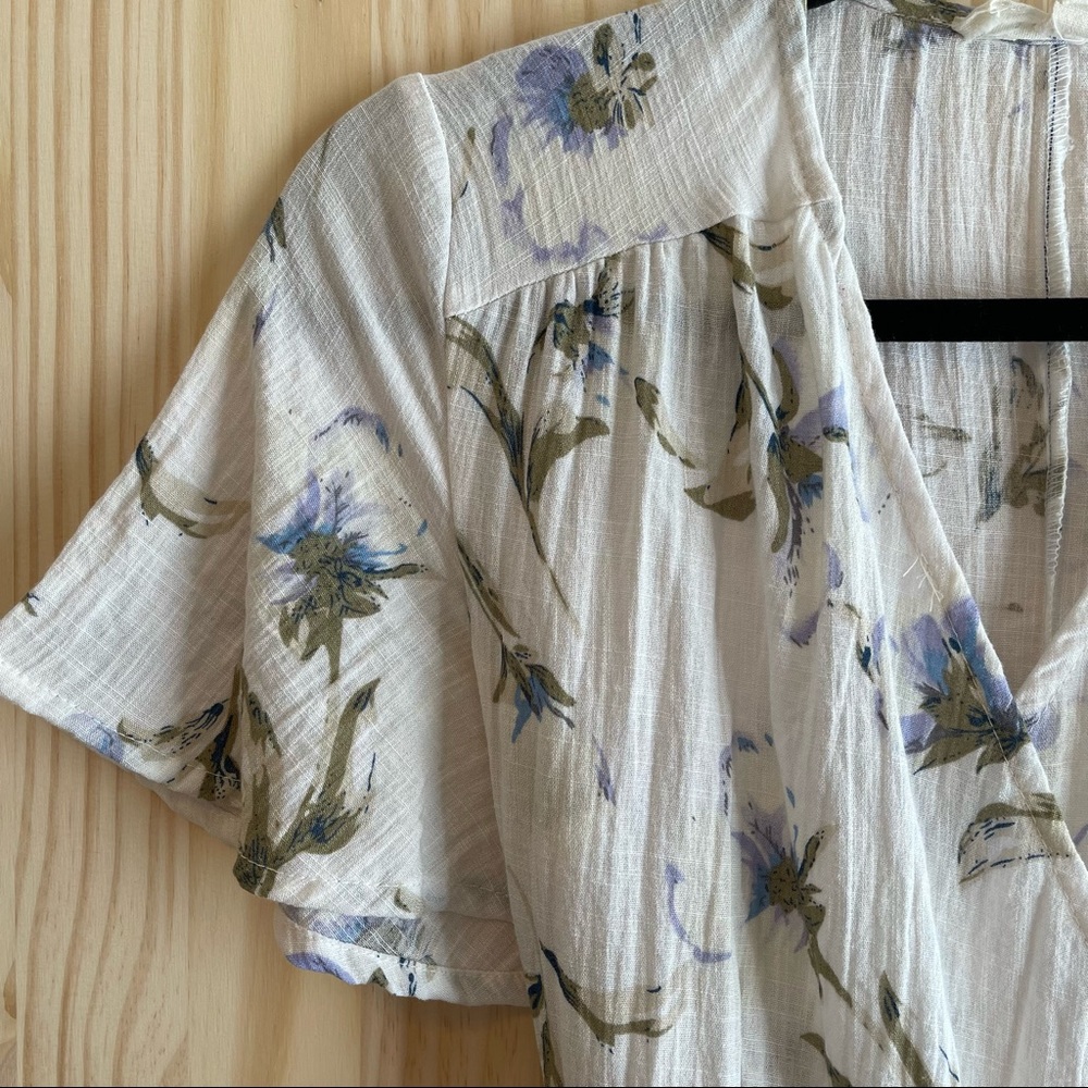 Floral wrap dress